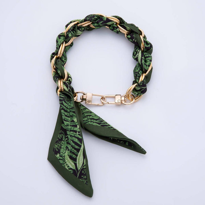 18k GF Bag Charm Keychain