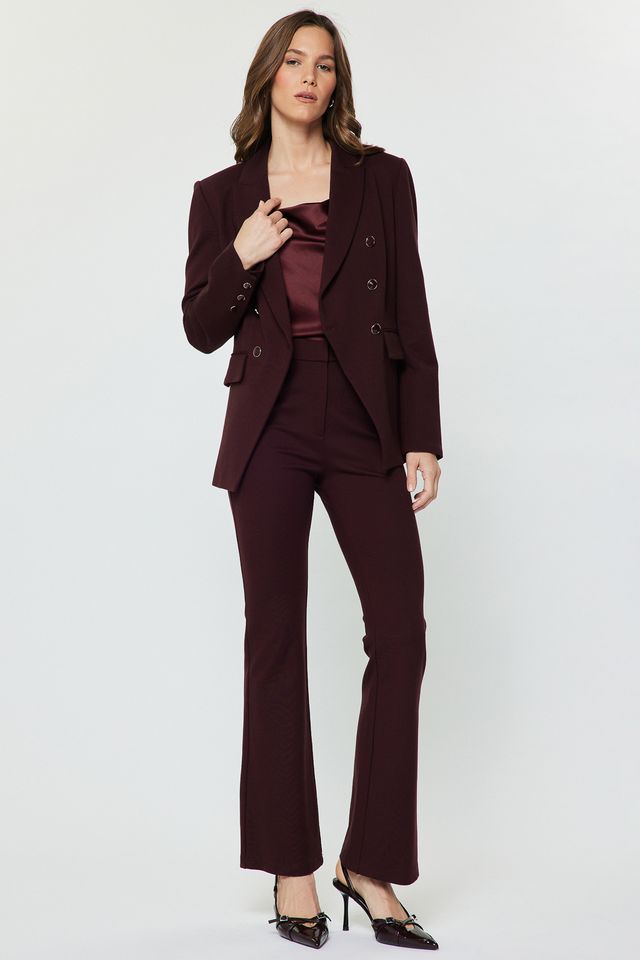 Ponte Flare Full Length Pants