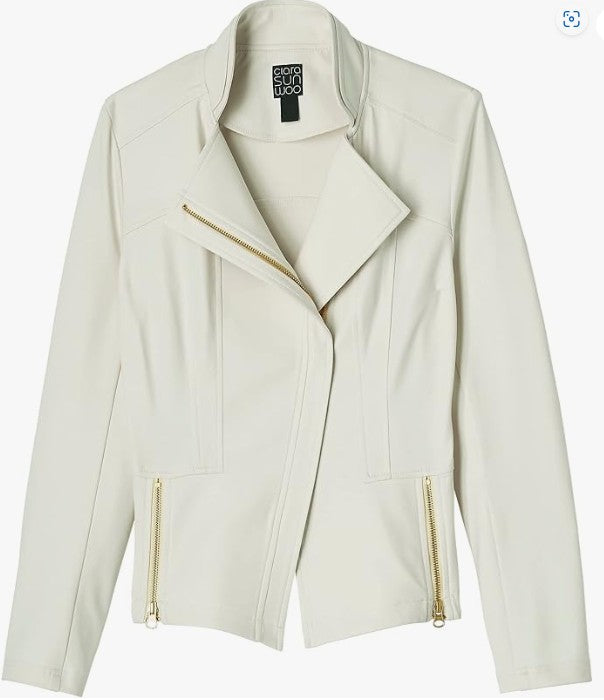 Liquid Leather™ Signature Jacket - Ivory
