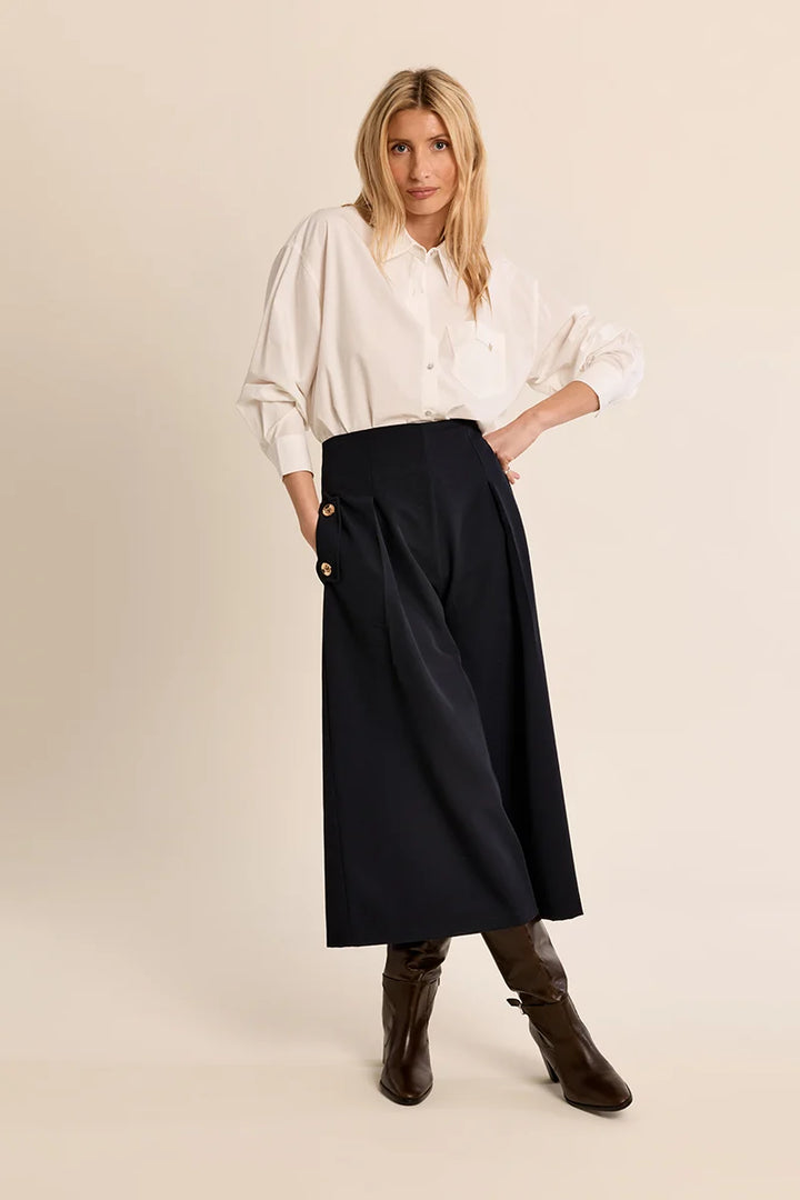 High-waisted Culotte