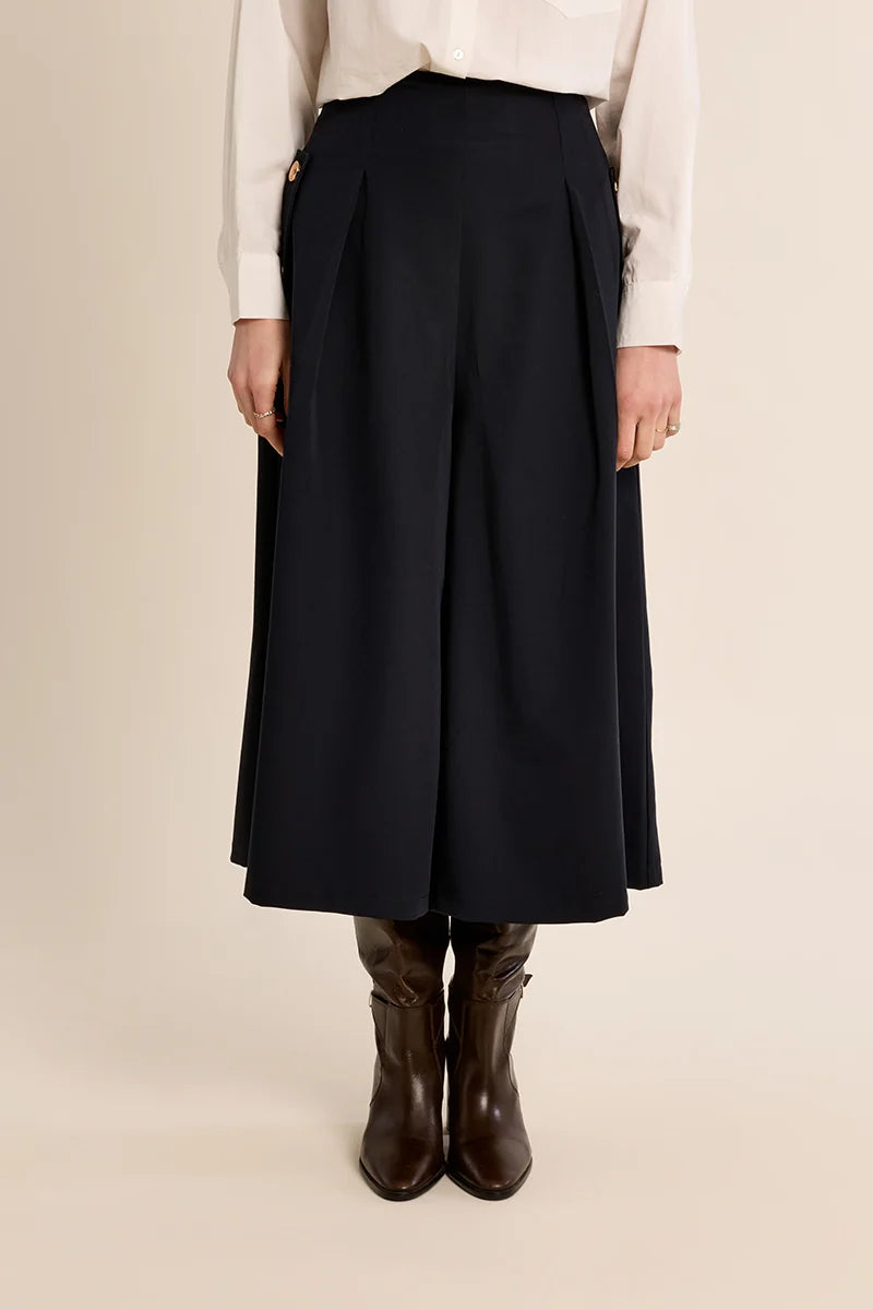 High-waisted Culotte