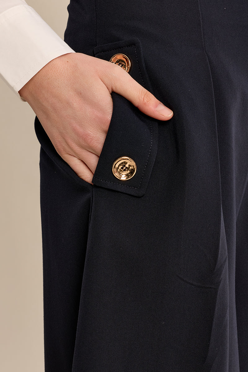 High-waisted Culotte