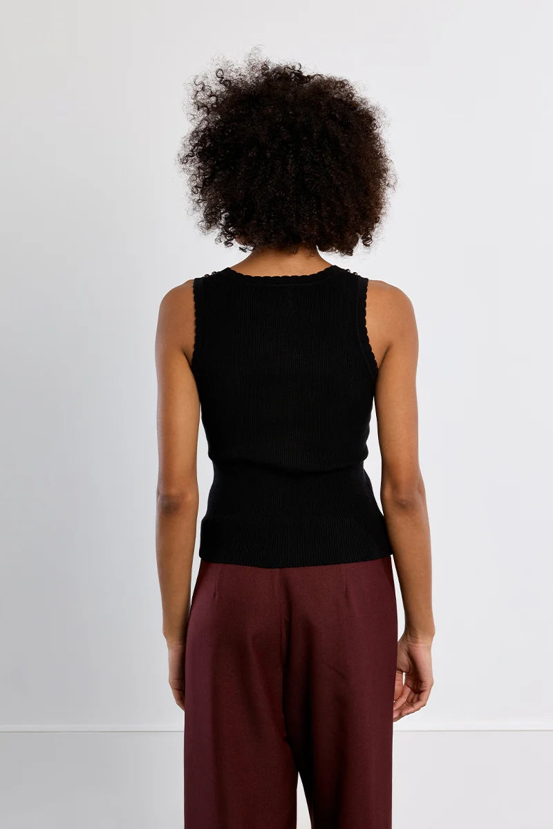 Studded Ribbed Tank